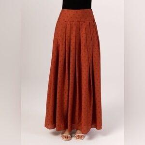 VEILED yasmine skirt - baked clay